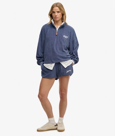 Heritage Terry Half Zip Sweatshirt Image 3