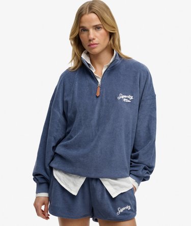 Heritage Terry Half Zip Sweatshirt Image 1