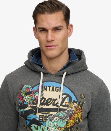 Japanese Vintage Logo Graphic Hoodie Image 4