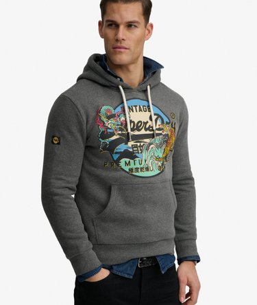 Japanese Vintage Logo Graphic Hoodie Image 2