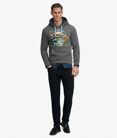 Japanese Vintage Logo Graphic Hoodie Image 3