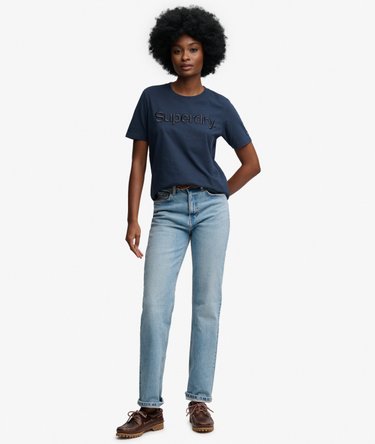 Tonal Embroidered Logo T Shirt Image 3
