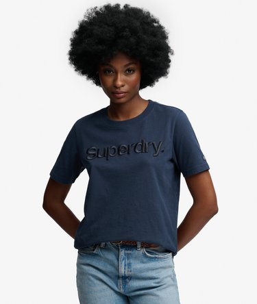 Tonal Embroidered Logo T Shirt Image 1
