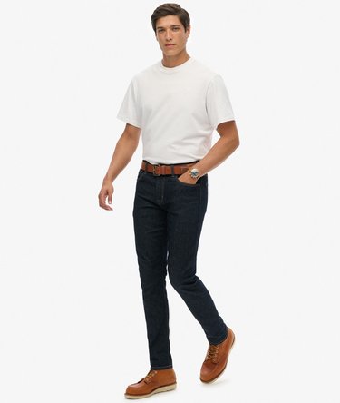 Jean Slim Vintage en Coton Bio Image 3