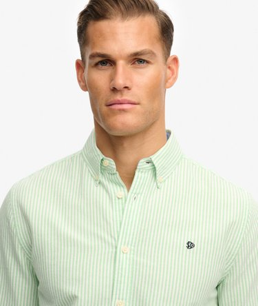 Preppy Oxford Lang&aelig;rmet Skjorte Image 4