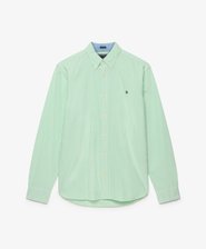 Camicia Oxford Preppy a Maniche Lunghe