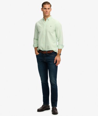 Preppy Oxford Lang&aelig;rmet Skjorte Image 3