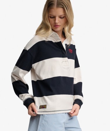 Heritage Stripe Rugby-Shirt Image 2