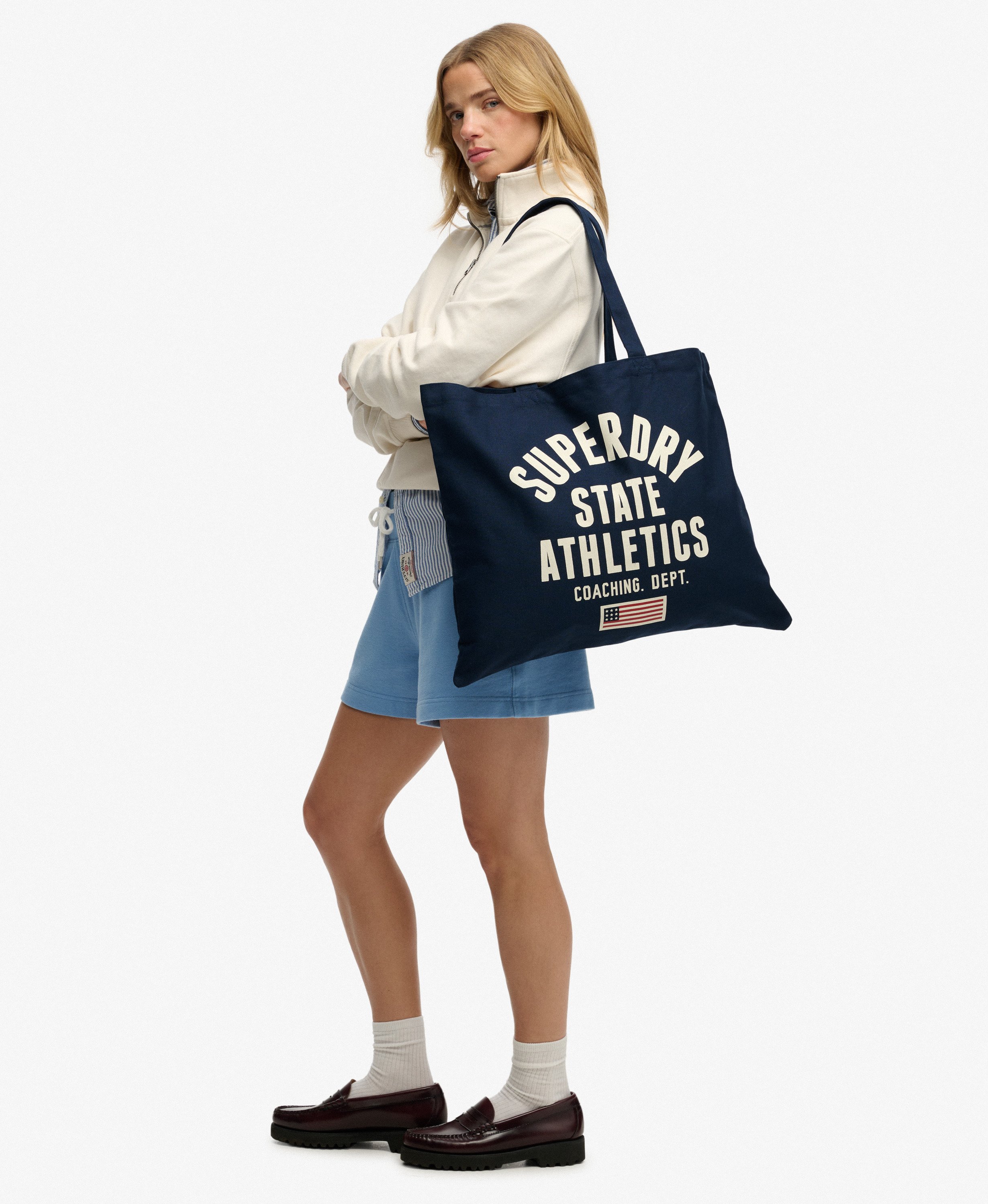 womens Superdry Tote in Richest Navy | Superdry UK