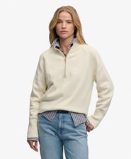 Classic Cotton Knit Half Zip Jumper