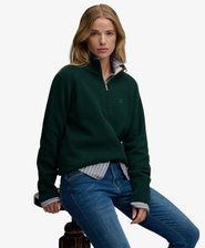 Classic Cotton Knit Half Zip Jumper
