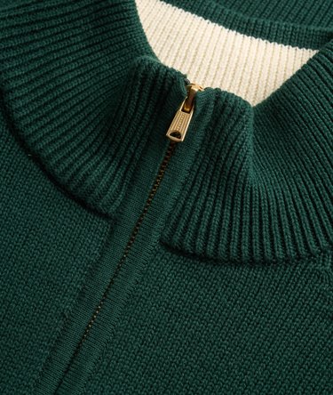 Classic Cotton Strickpullover mit Rei&szlig;verschluss Image 6