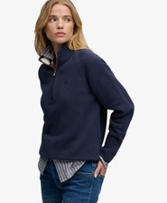 Classic Cotton Knit Half Zip Jumper