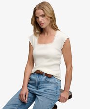 Essential Square Neck Short Sleeve T-Shirt