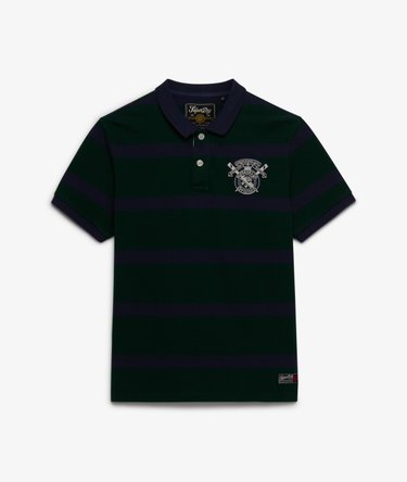 Crest Stripe Poloshirt Image 7