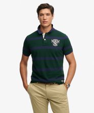 Crest Stripe Poloshirt
