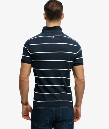 Vintage Stripe Jersey Poloshirt Image 5