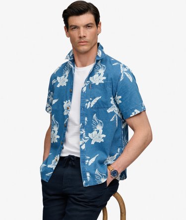 Vintage Loom Kurzarmhemd Image 2