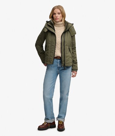 Hooded Microfibre Arctic Windcheater Jacket Image 3