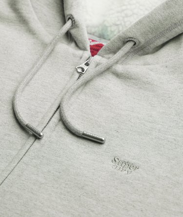 Essential Borg Lined Zip Hoodie Image 6