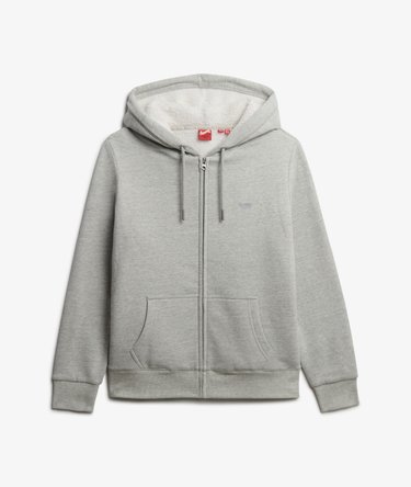 Essential Borg Lined Zip Hoodie Image 7