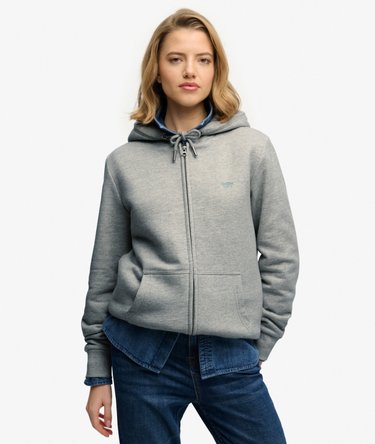 Essential Borg Lined Zip Hoodie Image 1