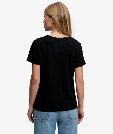 Studios Slub T-Shirt mit Stickerei Image 5