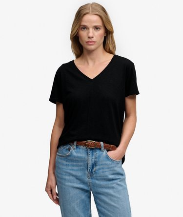 Studios Slub T-Shirt mit Stickerei Image 1