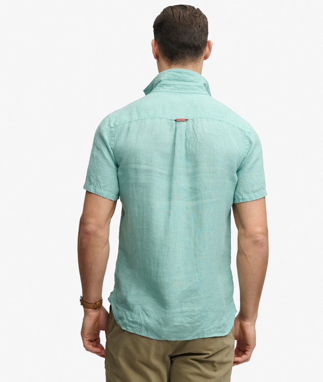 Embroidered Vacation Linen Shirt More Colours Available Price £34.99 Price reduced from £49.99 to You Save 30%