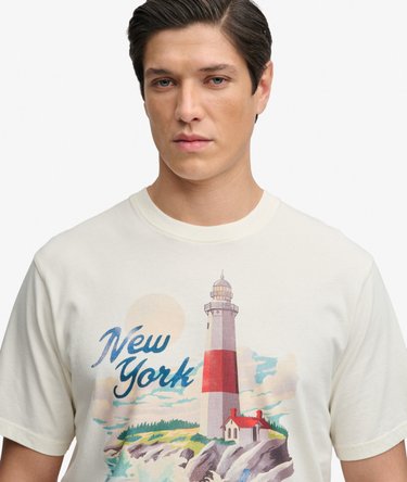 T-shirt Maritime Coupe D&eacute;contract&eacute;e Image 4