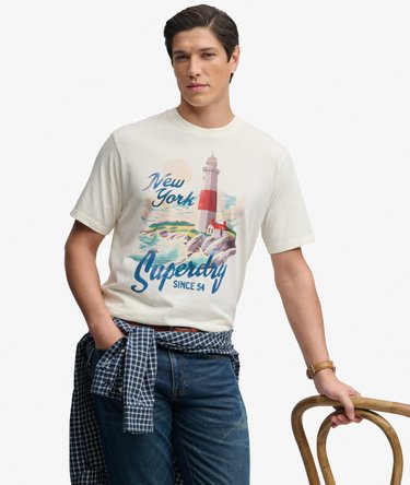 T-shirt Maritime Coupe D&eacute;contract&eacute;e Image 2