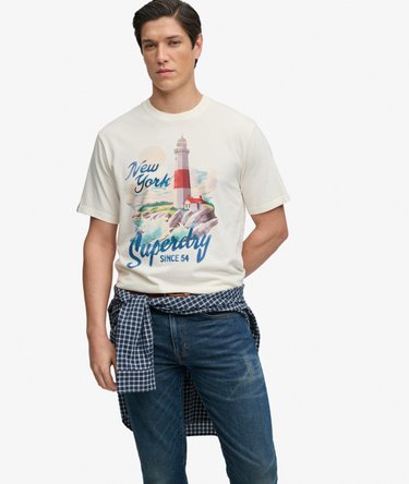 T-shirt Maritime Coupe D&eacute;contract&eacute;e Image 1