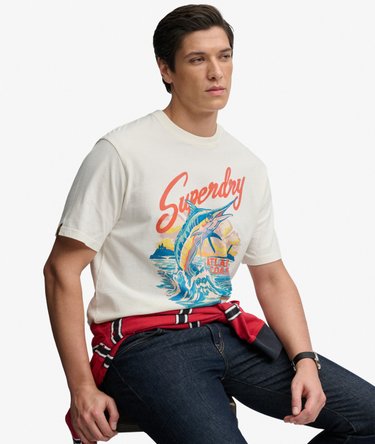 T-shirt Maritime Coupe D&eacute;contract&eacute;e Image 2