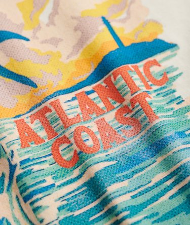 T-shirt Maritime Coupe D&eacute;contract&eacute;e Image 7