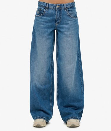 Mid Rise Baggy Jeans Image 3