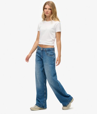 Mid Rise Baggy Jeans Image 2