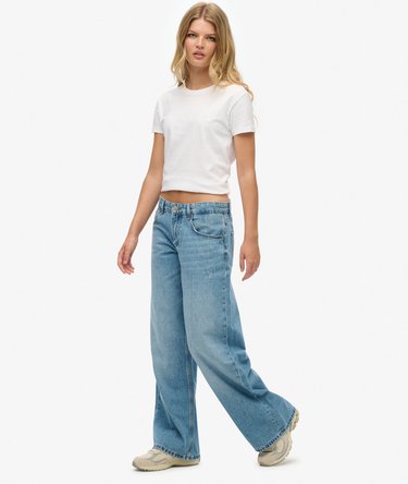 Mid Rise Baggy Jeans Image 4