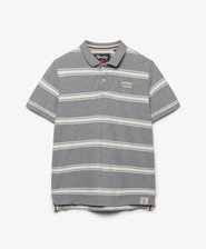 Vintage Stripe Jersey Poloshirt