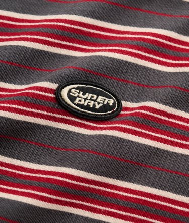 Oversized T-Shirt mit Streifen Image 7