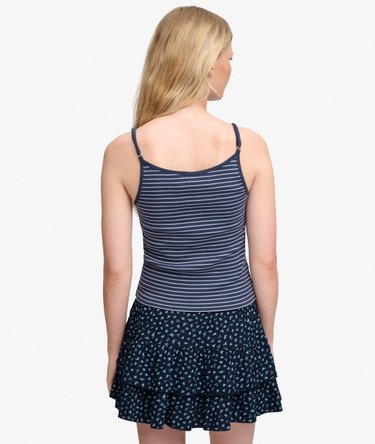 Printed Tiered Mini Skirt Image 5