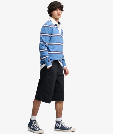 Oversized Twill Shorts met Vijf Zakken Image 4