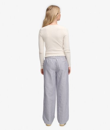 Pantalon Ray&eacute; en Coton Image 6
