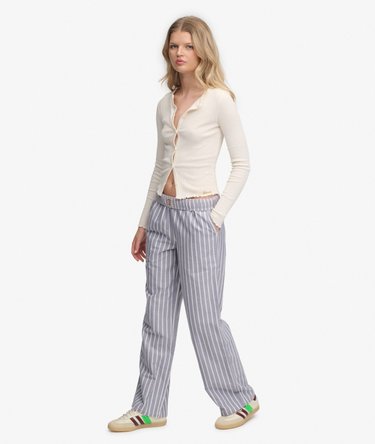 Pantalon Ray&eacute; en Coton Image 3