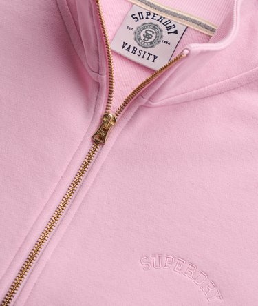 Pull &agrave; demi-zip avec logo brod&eacute; Essential Image 6