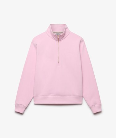 Pull &agrave; demi-zip avec logo brod&eacute; Essential Image 7