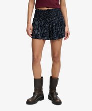 Printed Mini Smocked Shorts