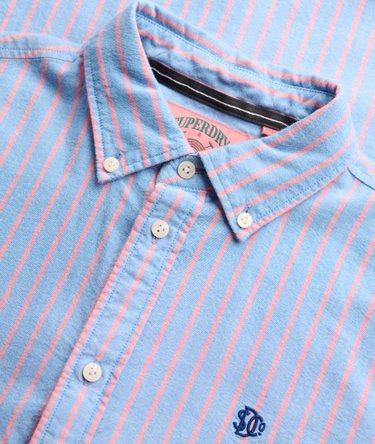 Slim Oxford Button Down Overhemd met Lange Mouwen Image 6