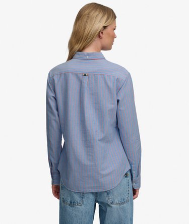 Slim Oxford Button Down Overhemd met Lange Mouwen Image 5