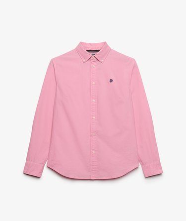 Slim Oxford Button Down Overhemd met Lange Mouwen Image 7