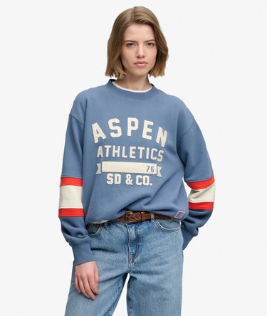 Sweatshirt Aspen Athletics Preppy Ski Image 1